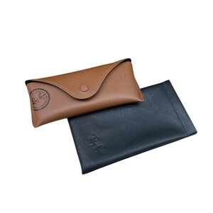 Ray-Ban Cases Glasses 2 Pack Soft Sunglasses Protection Storage Logo